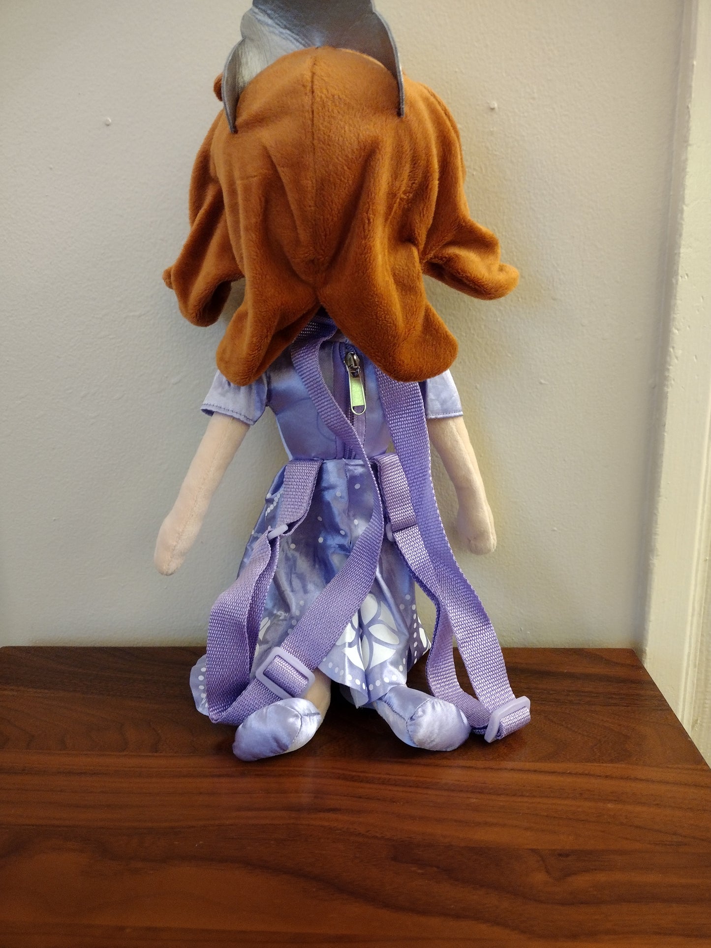 Disney Sofia The First Plush Backpack - Small 17"