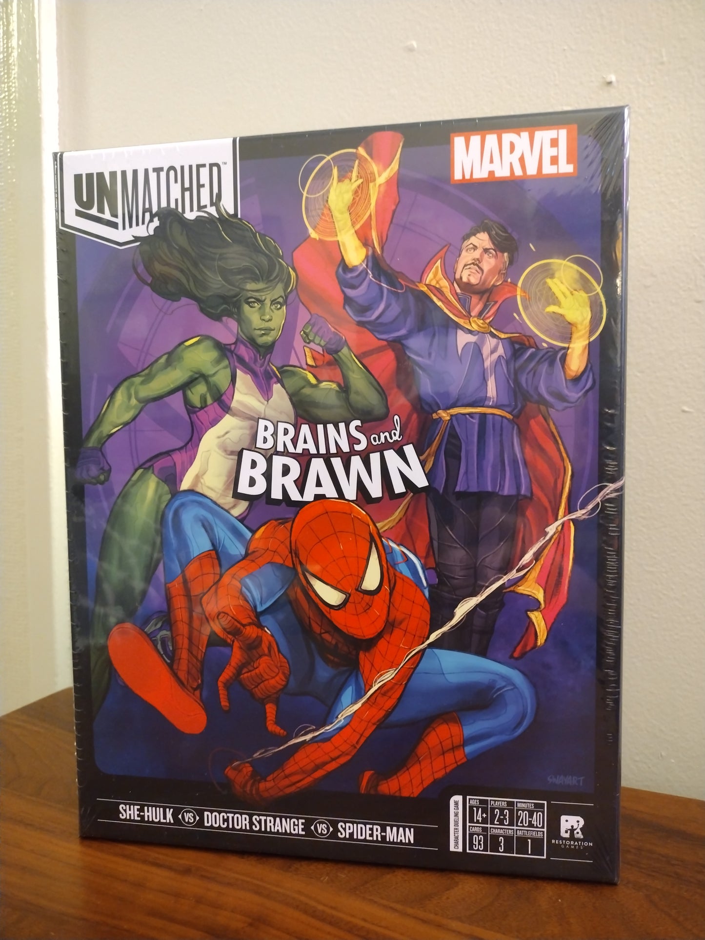 Marvel Unmatched Brawn and Brain's Boardgame