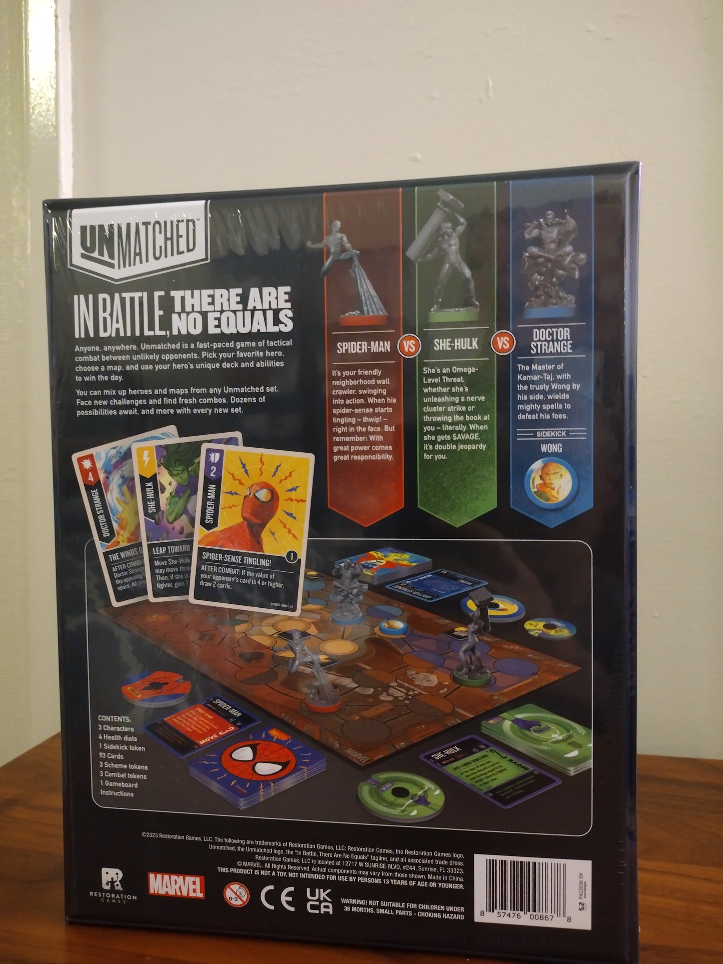 Marvel Unmatched Brawn and Brain's Boardgame