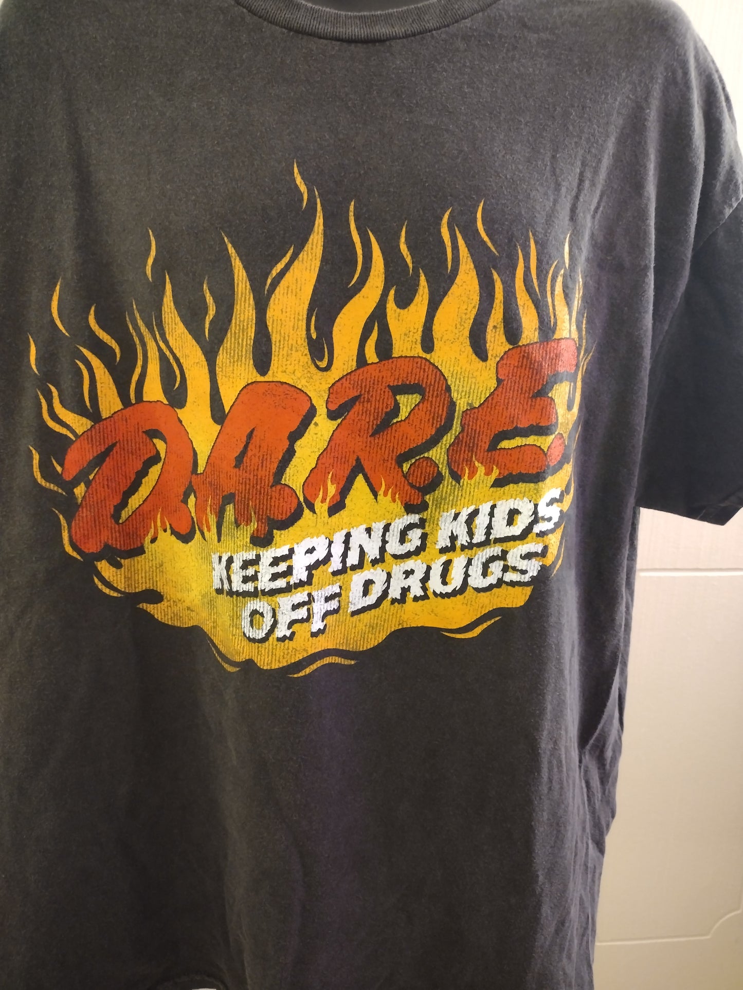 DARE Keeping Kids Off Drugs Short Sleeve Tee - Black Wash