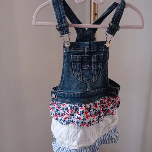 Jordache Bib Overalls Dress Size 4T